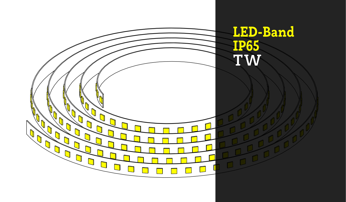 LED-Band - IP65 - TW